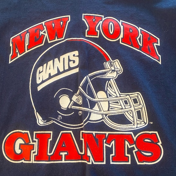 New York Giants Vintage 3/4 T-shirt Size Large - Picture 2 of 3